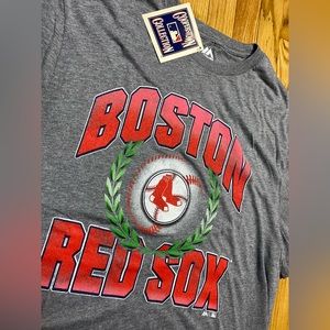 BOSTON RED SOX MAJESTIC COOPERSTOWN COLLECTION Men’s Sz XL T-Shirt New!!